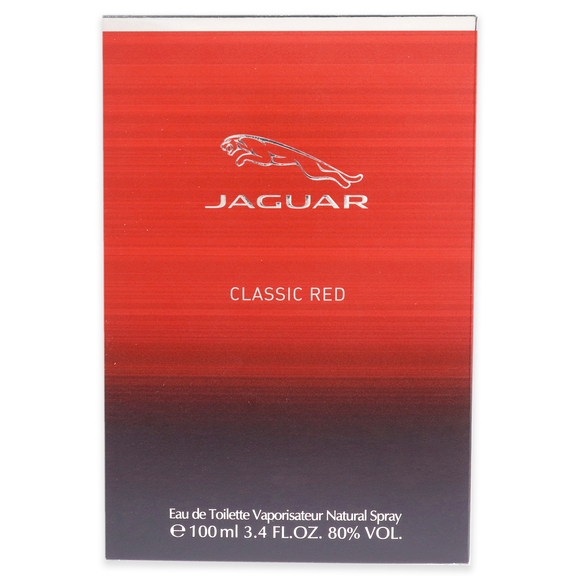 Jaguar Classic Red by Jaguar for Men - 3.4 oz EDT Spray - Picture 5 of 6